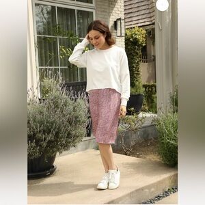 WUKOGALS BASIC PRINTED SKIRT